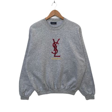 fake yves saint laurent sweatshirt|yves saint laurent sweatshirt vintage.